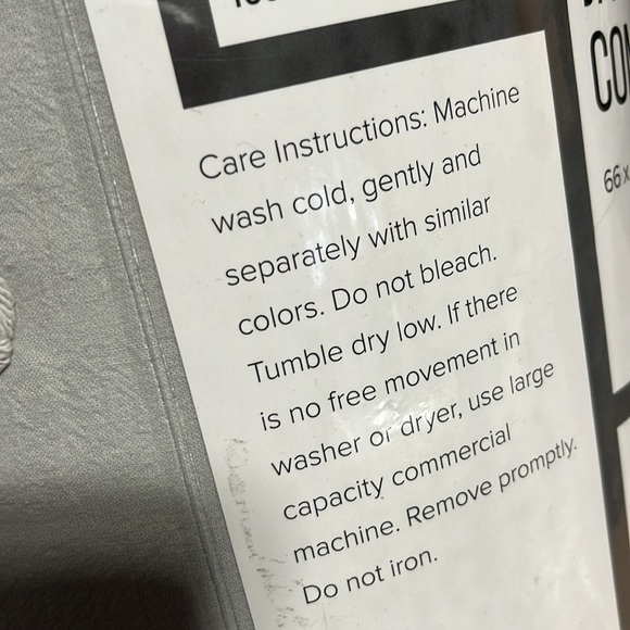 Twin XL jacquard comforter 66 x 90 in gray - Picture 5 of 7